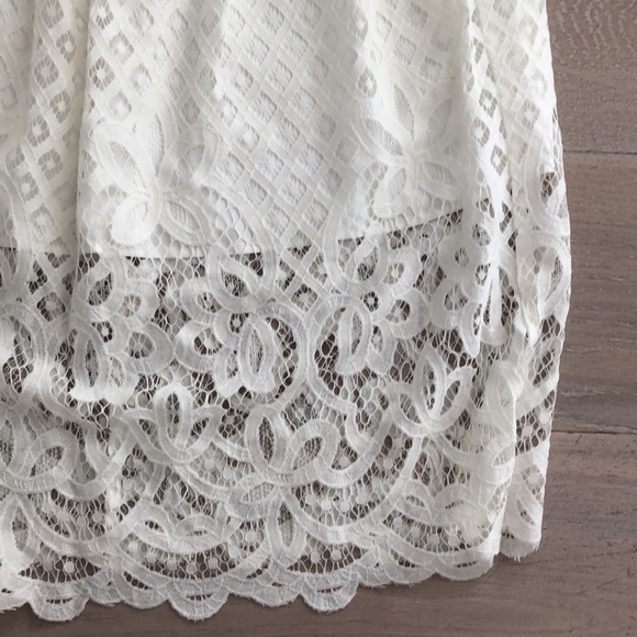 Parker white lace skirt size 4 - Picture 2 of 4